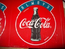 Coca Cola Always orig. Werbe-"Deco-Welle"  3,50 m x 0,33 m Plakat 1970er  RRR