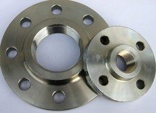 Gewindeflansch PN16 Stahl verzinkt DN15 bis DN100, DIN 2566,  Dichtung separat