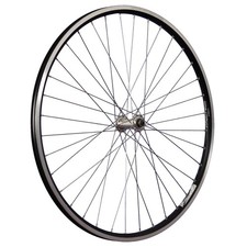 Laufrad 28 Zoll Vorderrad Fahrrad Hohlkammer Felge geöst Schnellspanner schwarz