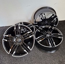 4x 20Zoll RONAL R58 Felgen Schwarz Weiss Mercedes GLK GLE ML R Klasse 164 166