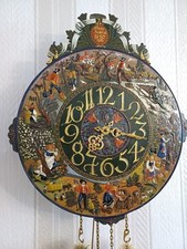 Wanduhr Pendeluhr Regulator Schilderuhr Hermle 