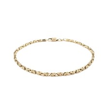 14kt gelbgold königs armband - gelbgold,