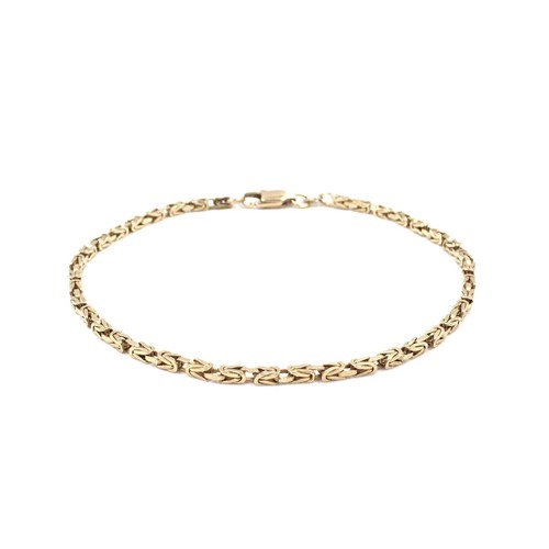 14kt gelbgold königs armband - königs,