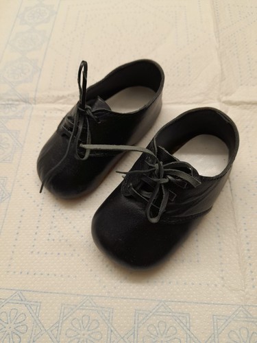 Lederschuhe für antikepuppen - lederschuhe,