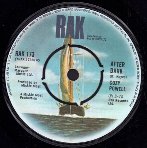 Cozy powell man black - black, 7"