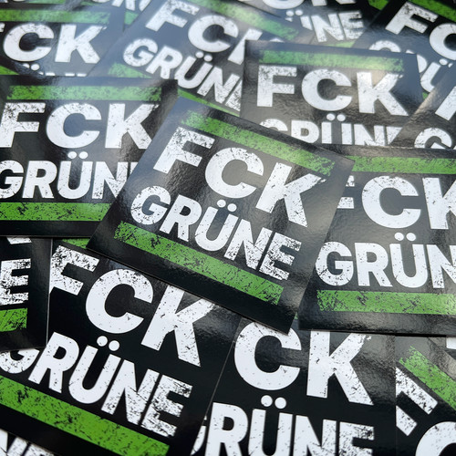 Fck grüne aufkleber - grÜne, 5,2