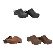 Sanita Wood Chrissy Damen Clogs | Hausschuhe | Gartenschuhe | Geöltes Leder - NE
