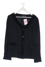 VIRMANI Wollmantel Damen Mantel Gr. DE 42 schwarz Casual-Look