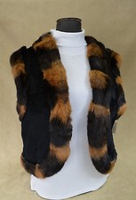 Damenweste Echtfell Kaninchen