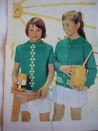 Vintage strickanleitung kinder - vintage,