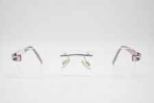 Brille Rodenstock R 4614 Silber Violett Randlos Brillengestell eyeglasses Neu