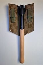 DDR NVA UTV Feld-/Klappspaten mit Tasche Strichtarn Offizier Mannschaft 80er J.