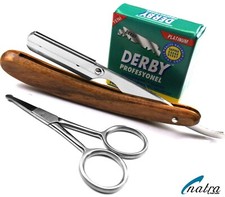 Rasiermesser + 100 DERBY Professional Rasierklingen Rasierer Rasur Razor