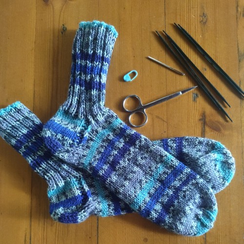 Stricksocken selbstgestrickt - stricksocken,