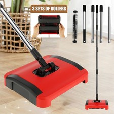 Teppichkehrer Bodenkehrer Manueller Teppichbürsten Abnehmbarer Teppichreiniger