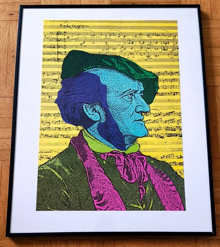 Bild druck richard wagner - druck,