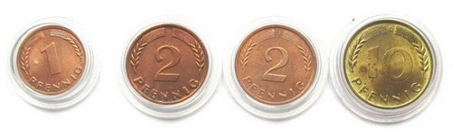 Brd lot pfennig 1950 2 - pfennig, f
