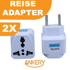 2x EU Stecker Adapter