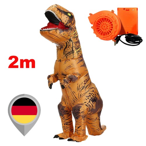 Aufblasbares kostüm dino - kostüm,