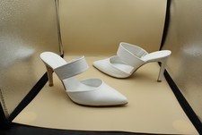 Essentiel Antwerp voll Leder High Heel Sabot Pantoletten Pumps weiß Gr.39