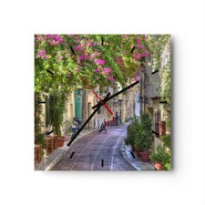 Modern Wanduhr 30x30cm Analog