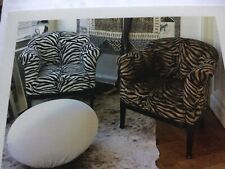 2  antike Clubsessel Animal Plüsch Schwarz 20 er Jahre Leo Sessel