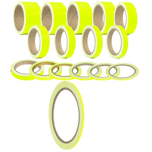 Neon gelb zierstreifen folie - neon,