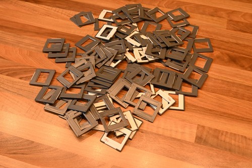 100 stück klapprahmen - x, 36