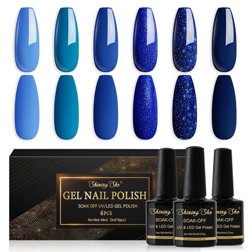 Nagellackserie blau - nagellackserie,