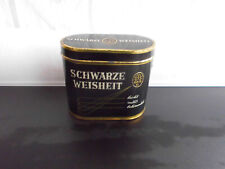Alte Blechdose " Schwarze Weisheit " Zigarrendose Dosen Blechdosen Dose Rarität