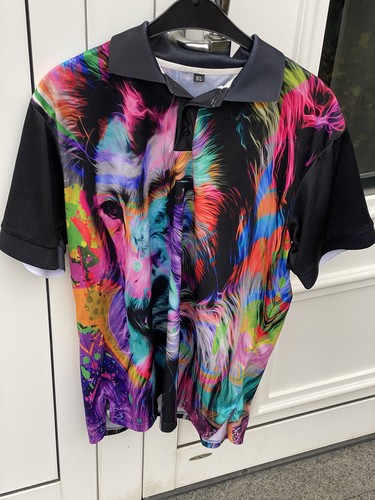 Lion disco club poloshirt - lion,