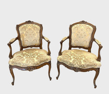 Paar Sessel Louis XV Stil