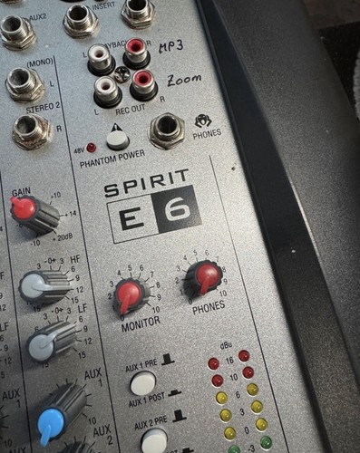 Mischpult soundcraft spirit - mischpult, e6