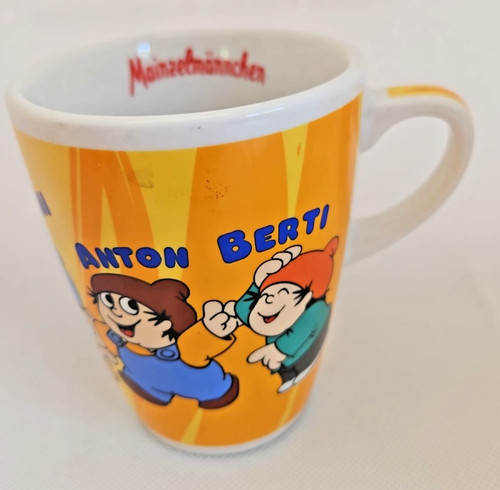 Mainzelmännchen tasse zdf - mainzelmännchen,