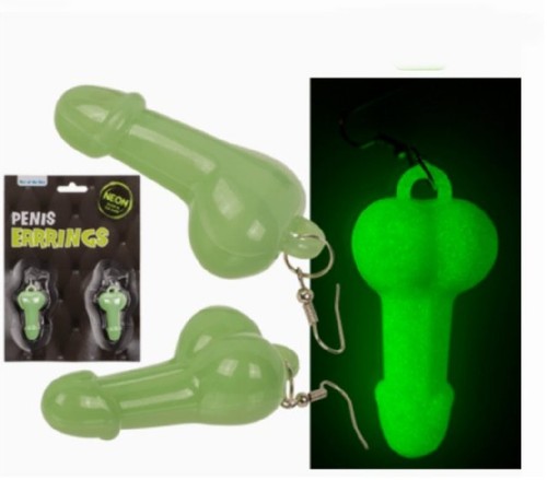 Penis ohrringe leuchten - penis,