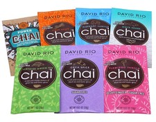 David Rio Chai Tee Probierset - 7 verschiedene Sorten für Instant Chai Latte 