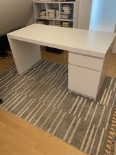 IKEA Malm Schreibtisch, Weiß, 140x65x73 Cm