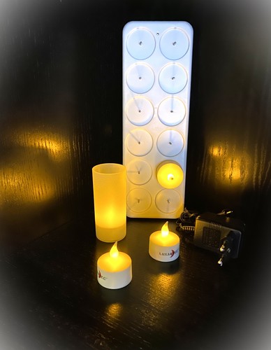 12er set akku - 12er-set, akku-led-teelichter