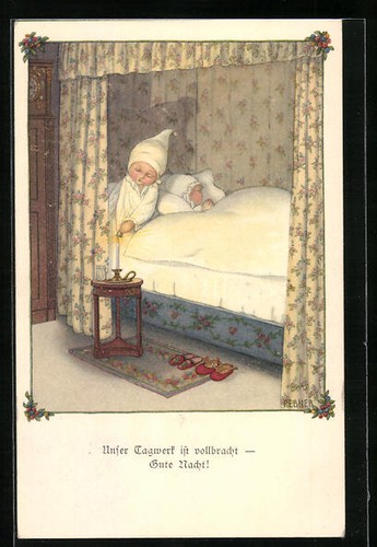 Künstler pauli ebner - künstler-ak,