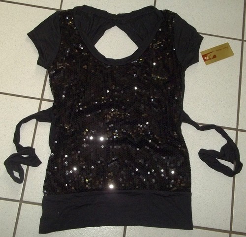 Neu longshirt schwarz - gr., 36