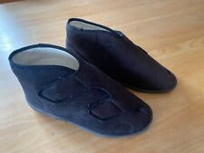 "Liromed" medizinische Hausschuhe, Gr. 43, schwarz, Klettverschluss