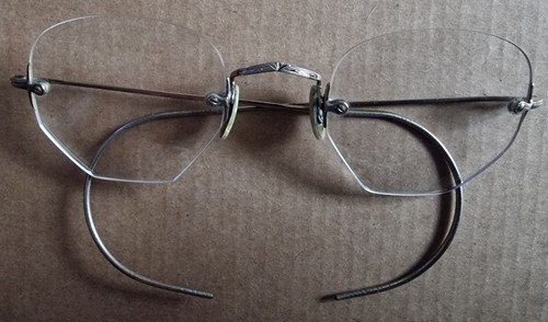 Rare nickelbrille rahmenlos - rare, "nickelbrille"