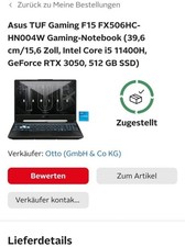 Wie Neu ASUS TUF Gaming F15 |