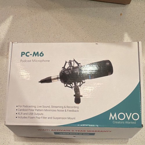 Movo condenser - movo, pc-m6