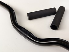 Aluminium Lenker 25,4 mm für Fixie Single Speed MTB W440 mm, 10°– Griffe gratis