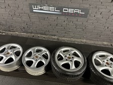 Porsche 911 993 996 Felgen 7,5+10x 18 Rim Set Turbo 1  Look Hohlspeichen Hollow