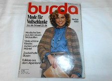 Burda Mode für Vollschlanke Herbst 1981 Heft mit Schnittmustern