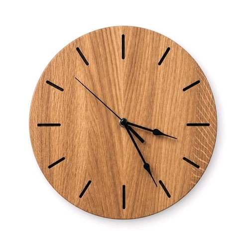 Wanduhr eiche 30cm - wanduhr,