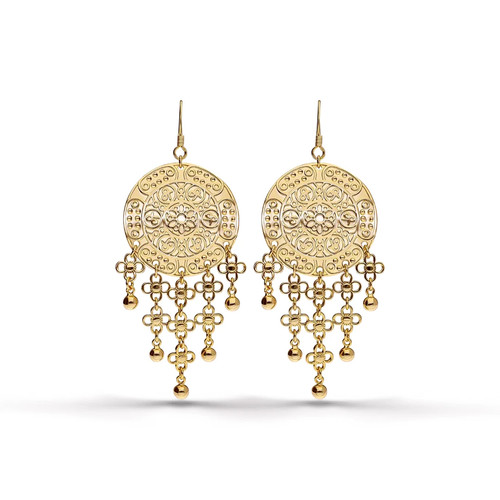 Ornament ohrringe damen 18k - damen,