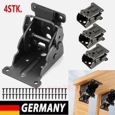 4 Klapptisch Stuhl Bein Scharnier 90 Grad selbstsichernde Halterung Scharniere